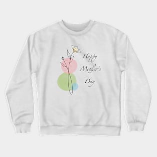 Happy Mothers day doodle flower Crewneck Sweatshirt